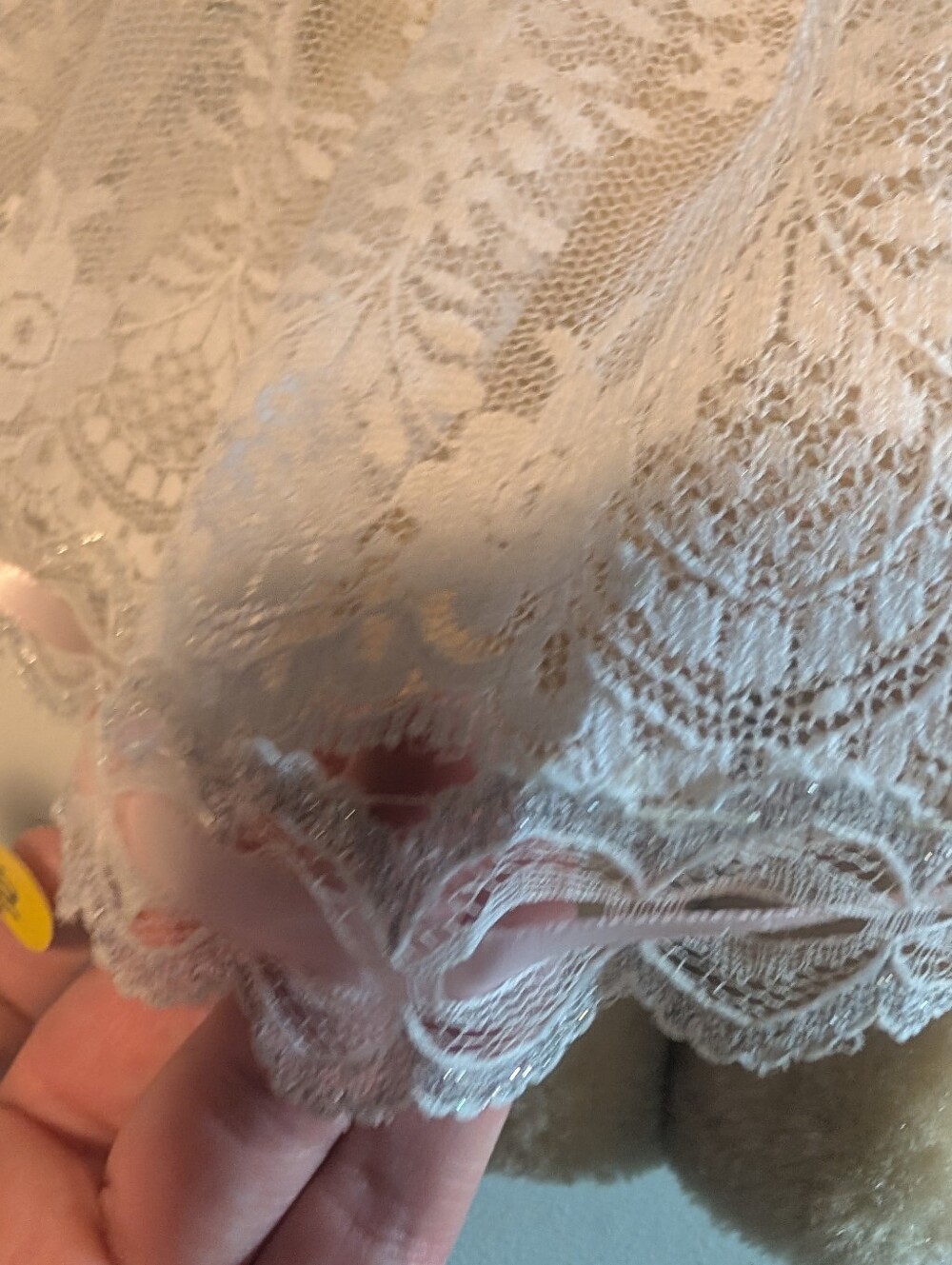 Vintage Bear In Lace Dress - Picture 6 of 6